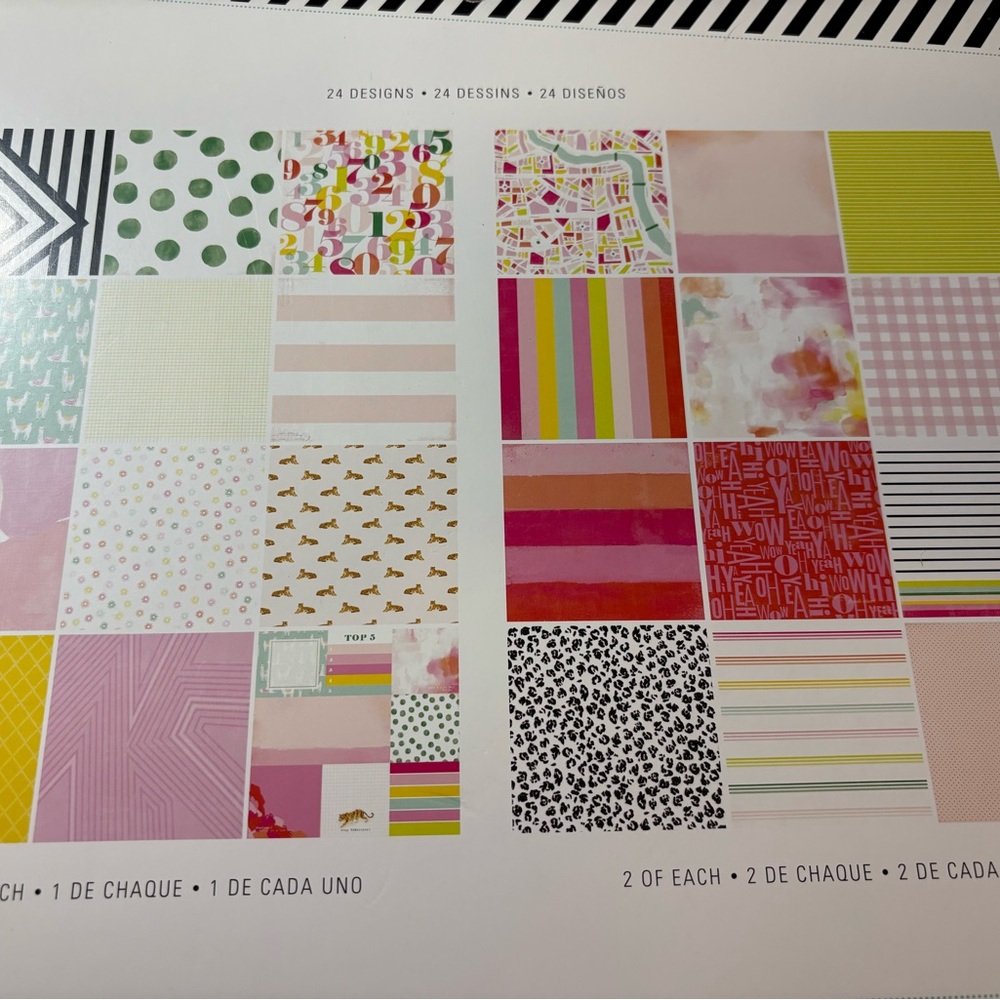 Heidi Swapp Color Fresh Patterned Paper Pad - Picture 2 of 6